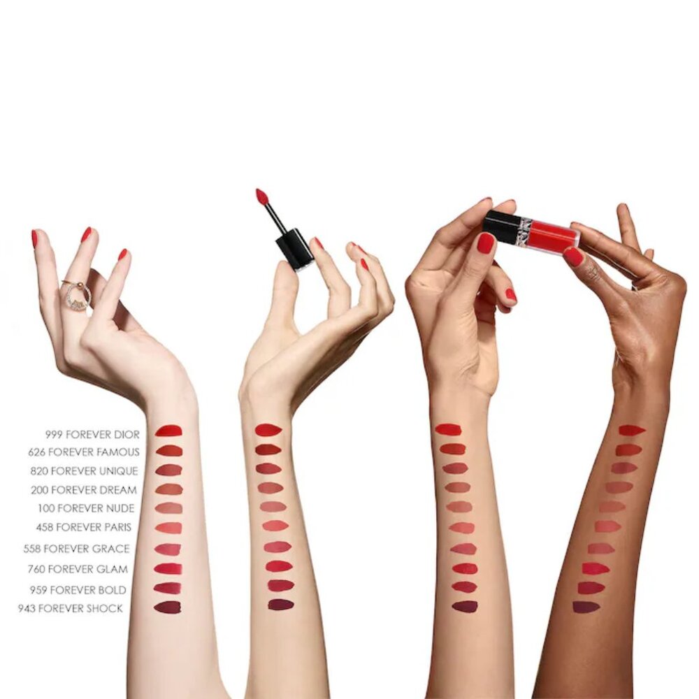 Dior: Forever: Liquid Lipstick: 999 Forever Dior - Picture 4 of 5
